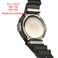 WRISTARMOR SGW100 Series Resin Strap Compatible with Casio SGW100 Replacemnet Strap Mens Waterproof Watch Band Silver buckle