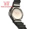 WRISTARMOR SGW100 Series Resin Strap Compatible with Casio SGW100 Replacemnet Strap Mens Waterproof Watch Band Silver buckle