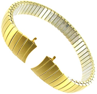 Speidel 11mm Gold TwistOFlex Expansion Band w Curved Ends Fits Easy Reader Watches