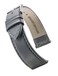 STUNNING SELECTION ALPINE flat Stitched Genuine Leather Watch strap with Quick Release Spring Bars Grey 22 mm