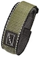 STUNNING SELECTION ALPINE Sporty Padded Nylon Fabric watch band 20mm blackgreen