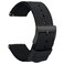 TStrap Nylon Watch Band 18mm Black Quick Release Watch Strap Sailcloth Soft Canvas Military Wtach Bands for Men Ladies Smart watch Bracelet Replacement with Black Clasp 18mm 20mm 22mm 24mm
