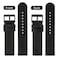 TStrap Nylon Watch Band 18mm Black Quick Release Watch Strap Sailcloth Soft Canvas Military Wtach Bands for Men Ladies Smart watch Bracelet Replacement with Black Clasp 18mm 20mm 22mm 24mm