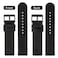 TStrap Nylon Watch Band 18mm Black Quick Release Watch Strap Sailcloth Soft Canvas Military Wtach Bands for Men Ladies Smart watch Bracelet Replacement with Black Clasp 18mm 20mm 22mm 24mm