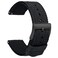 TStrap Nylon Watch Band 18mm Black Quick Release Watch Strap Sailcloth Soft Canvas Military Wtach Bands for Men Ladies Smart watch Bracelet Replacement with Black Clasp 18mm 20mm 22mm 24mm