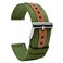 TStrap Nylon Watch Band for Men Green Canvas Quick Release Watch Strap Women Soft Sailcloth Smart Watchband with Clasp Correa para Reloj Replacement 18mm 20mm 22mm