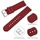 TStrap Nylon Watch Strap 22mm Quick Release Watch Band Soft Red Canvas Military Wtach Bands for Men Ladies for Smart watch Bracelet Replacement with Clasp 18mm 20mm 22mm 24mm