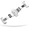 Vellsar Watch Band Deployment Clasp Butterfly Deployant Clasp Watch Buckle Replacement for Leather Watch Band 20mm Silver