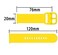 Ocdin Watch Band for Omega X Swatch Moonswatch Speedmaster 20MM Quick Release Rubber Watch Strap Replacement Sun