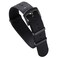 watchdives Nylon Watch Band 18mm 20mm 22mm Multicolor Replacement Watch Straps for Men Women Black 22mm