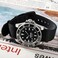 watchdives Nylon Watch Band 18mm 20mm 22mm Multicolor Replacement Watch Straps for Men Women Black 22mm