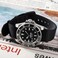 watchdives Nylon Watch Band 18mm 20mm 22mm Multicolor Replacement Watch Straps for Men Women Black 22mm