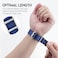 watchdives Nylon Watch Band 18mm 20mm 22mm Multicolor Replacement Watch Straps for Men Women Blue Gray 20mm