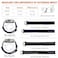 watchdives Nylon Watch Band 20mm 22mm Replacement Watch Straps with Hook and Loop Fasteners Sport Watchband BlueTitanium Buckle 20mm Medium