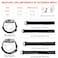watchdives Nylon Watch Band 20mm 22mm Replacement Watch Straps with Hook and Loop Fasteners Sport Watchband BlueTitanium Buckle 20mm Medium