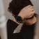 WOCCI 24mm Silicone Watch Band Quick Release Rubber Replacement Strap with Black Stainless Steel Buckle Black