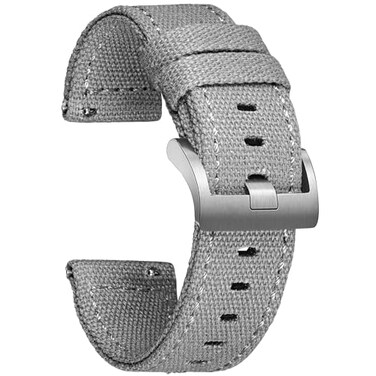 hemsut h Hemsut Canvas Quick Release Watch Band 18mm 20mm 22mm 24mm Replacement Watch Straps for Men Women