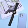 ANBEER Silicone Watch Band 21mm Quick Release Rubber Watch Straps for Men WomenBlack with Black Stainless Steel Buckle