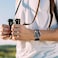 ANNEFIT Watch Band 16mm Denim Fabric Quick Release Watch Strap for Men Women Black