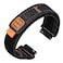 ANNEFIT Watch Band 16mm Denim Fabric Quick Release Watch Strap for Men Women Black