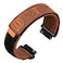 ANNEFIT Watch Band 24mm Denim Fabric Quick Release Watch Strap for Men Women Brown