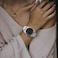 BISONSTRAP Elegant Leather Watch Straps Quick Release Watch Bands for Women and Men 20mm White Rose Gold Buckle