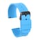 HARFINGTON Silicone Watch Band 22mm Width Quick Release Soft Rubber Replacement Watch Strap with Black Stainless Steel Buckle for Men Women Light Blue