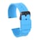 HARFINGTON Silicone Watch Band 22mm Width Quick Release Soft Rubber Replacement Watch Strap with Black Stainless Steel Buckle for Men Women Light Blue