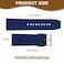HARFINGTON Silicone Watch Band 28mm Quick Release Flexible Soft Rubber Watch Strap with Stainless Steel Silver Clasp Replacement Wristband for Men Women Navy Blue