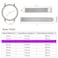 HARFINGTON Stainless Steel Mesh Watch Band 14mm Quick Release Adjustable Metal Watch Strap for Men Women Silver Tone