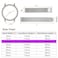HARFINGTON Stainless Steel Mesh Watch Band 14mm Quick Release Adjustable Metal Watch Strap for Men Women Silver Tone