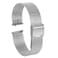HARFINGTON Stainless Steel Mesh Watch Band 14mm Quick Release Adjustable Metal Watch Strap for Men Women Silver Tone