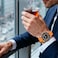 Kai Tian 22mm Rubber Watch Band Orange Silicone Replacement Watch Strap for Men Women with Classic Diving Buckle