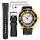 Ocdin 22 MM Watch Strap Replacement for Blancpain X Swatch with Hex Spanner Quick Release Silicone Watch Band Compatible with Bioceramic SCUBA Fifty Fathoms 22MM Black