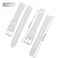 OliBoPo Replacement 12mm Waterproof Silicone Rubber Watch Strap Watch Band for Swatch 12mm White