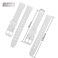 OliBoPo Replacement 12mm Waterproof Silicone Rubber Watch Strap Watch Band for Swatch 12mm White