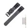 LDDAL Rubber Strap Compatible with Seiko Divers Watches for Mens 22mm Watch band Replacement black buckle