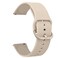 Tobfit 20mm Quick Release Watch Band for Women Men Watch Strap Soft Rubber Adjustable Replacement Wristband Beige