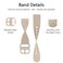 Tobfit 20mm Quick Release Watch Band for Women Men Watch Strap Soft Rubber Adjustable Replacement Wristband Beige