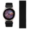 Tobfit Quick Release Nylon Watch Band for Men and Women Soft Fabric Nylon Adjustable Wristband Strap 20mm Replacement Watchband Black