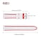 uEmoh Swatch Moonwatch Strap Watch Band for MoonswatchSoft Silicone Strap for Omega X Swatch Moonswatch Speedmaster 20mm Watch Quick Release Watch Replacement Band WhiteRed