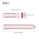 uEmoh Swatch Moonwatch Strap Watch Band for MoonswatchSoft Silicone Strap for Omega X Swatch Moonswatch Speedmaster 20mm Watch Quick Release Watch Replacement Band WhiteRed