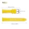 uEmoh Swatch Moonwatch Strap Watch Band for MoonswatchSoft Silicone Strap for Omega X Swatch Moonswatch Speedmaster 20mm Watch Quick Release Watch Replacement Band YellowWhite