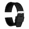 HARFINGTON Silicone Watch Band 28mm Quick Release Flexible Soft Rubber Watch Strap with Stainless Steel Silver Clasp Replacement Wristband for Men Women Black