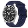 Lamshaw Compatible with Casio MDV106 Bands 22mm Quick Release Sports Silicone Band Strap Replacement Wristband Compatible with Casio MDV1061AV MTPVD01 Watch Blue 22mm size band