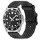 Lamshaw Compatible with Casio MDV106 Bands 22mm Quick Release Sports Silicone Band Strap Replacement Wristband Compatible with Casio MDV1061AV MTPVD01 Watch Black 22mm size band
