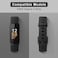 Amzpas 2 Pack Bands Compatible with Fitbit Inspire 3 Bands for Women Men Sport Silicone Adjustable Replacement Straps for Fitbit Inspire 3 Fitness Tracke BlackBlack