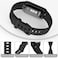 Amzpas 2 Pack Bands Compatible with Fitbit Inspire 3 Bands for Women Men Sport Silicone Adjustable Replacement Straps for Fitbit Inspire 3 Fitness Tracke BlackBlack