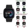 AK 3 PACK Sport Band Compatible with Fitbit Sense 2 Versa 4 Classic Soft Straps for Fitbit Sense Versa Smart Watch LargeBlackNavy BlueGray