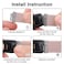 Meliya 4 Pack Elastic Bands for Fitbit Inspire 3 Bands for Women Men Soft Adjustable Stretchy Nylon Loop Wristband Sport Replacement Straps for Fitbit Inspire 3 Fitness Tracker BlackPinkStarlightGreen